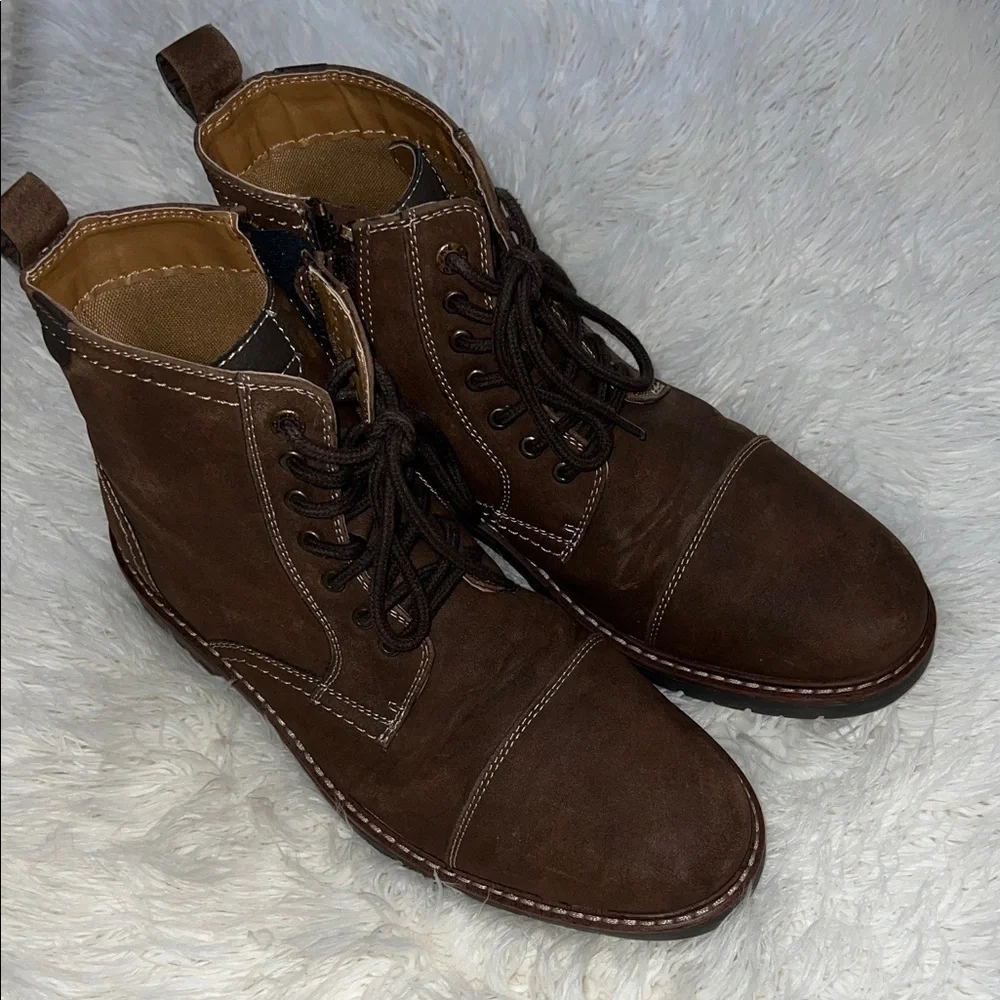 Dockers Dark Brown Lace-Up Boots 8